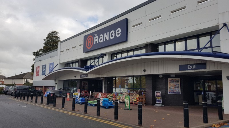 The Range store at Willowbrook Retail Park, Loughborough
