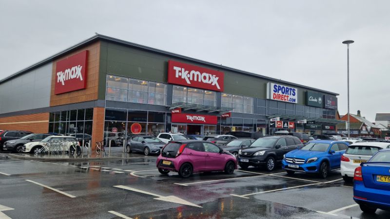 Parc Prestatyn Shopping Park including TK Maxx and Sports Direct